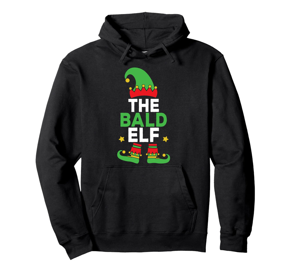 Im Bald Elf Funny Family Holiday Hoodie - Casual Everyday Wear Men Women - T-Shirt, Sweatshirt, Hoodie