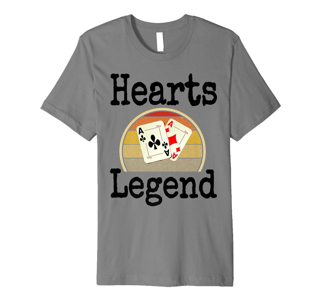 Funny Hearts Legend Card Game Winner T-Shirt - Novelty Apparel Men Women - T-Shirt, Sweatshirt, Hoodie