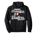 Proud Grandpa Ballers Soccer Basketball Hoodie - Graphic Print for Adults - T-Shirt, Sweatshirt, Hoodie