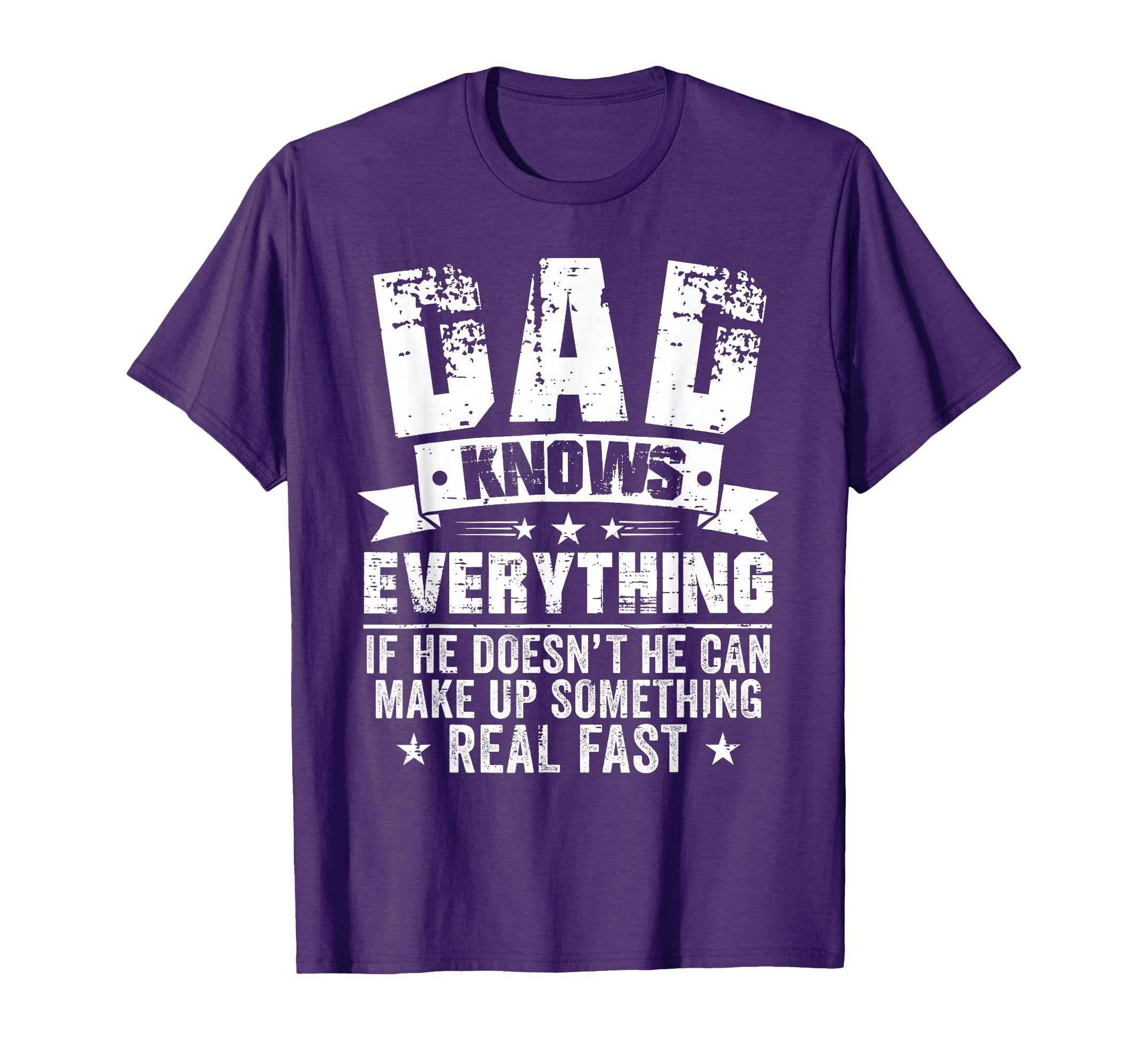 Funny Dad Knows Everything Fathers Day T-Shirt - Trendy Graphic for Adults - T-Shirt, Sweatshirt, Hoodie