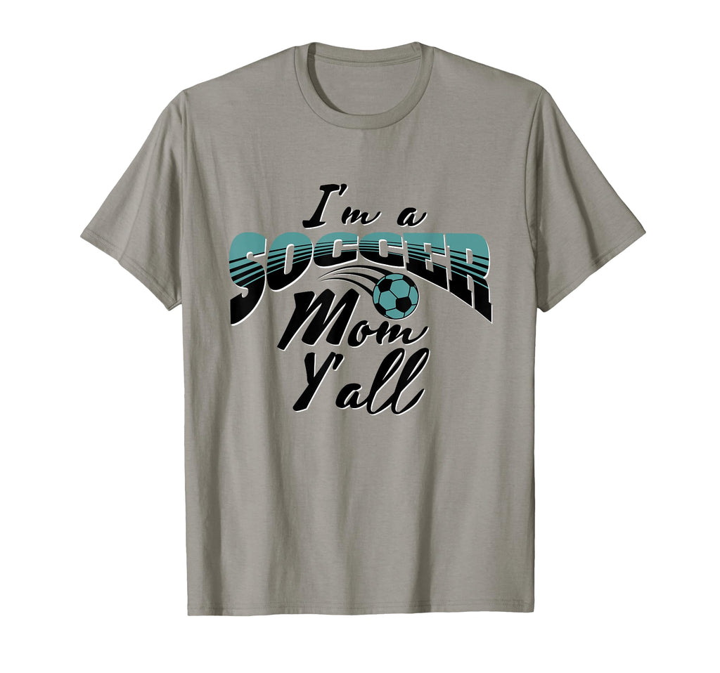 Mom Soccer Lover Soccer Mom Gift Teal T-Shirt - Unique Graphic Men Women - T-Shirt, Sweatshirt, Hoodie