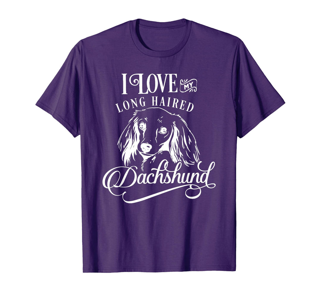 I Love My Dachshund I Animal Pet Paw T-Shirt - Aesthetic Graphic Men Women - T-Shirt, Sweatshirt, Hoodie