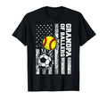 Grandpa Ballers Funny Usa Flag Soccer T-Shirt - Unique Graphic Unisex - T-Shirt, Sweatshirt, Hoodie