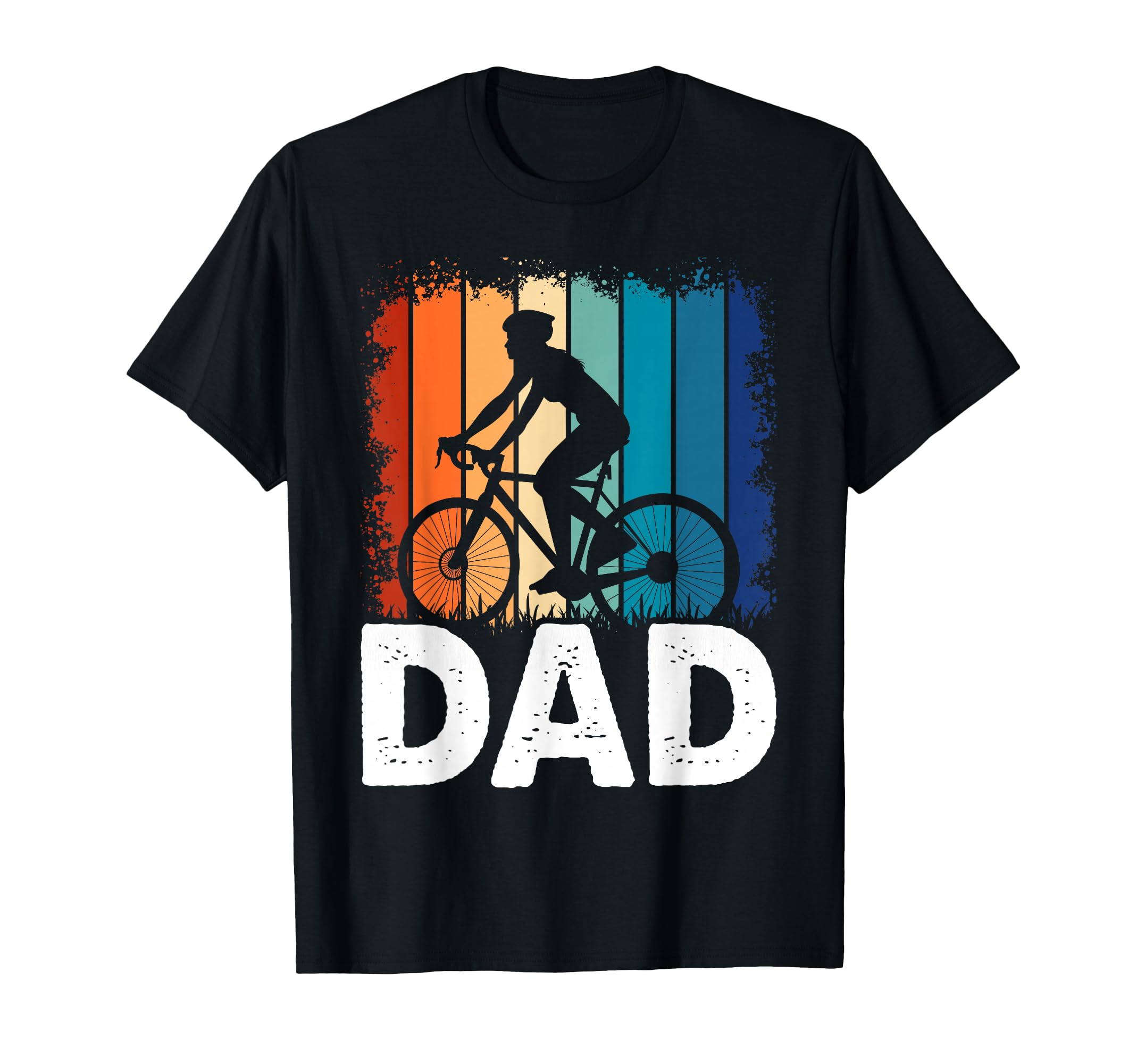 Bicycle Dad Cycling Cyclist Daddy T-Shirt - Custom Art Print Men Women - T-Shirt, Sweatshirt, Hoodie