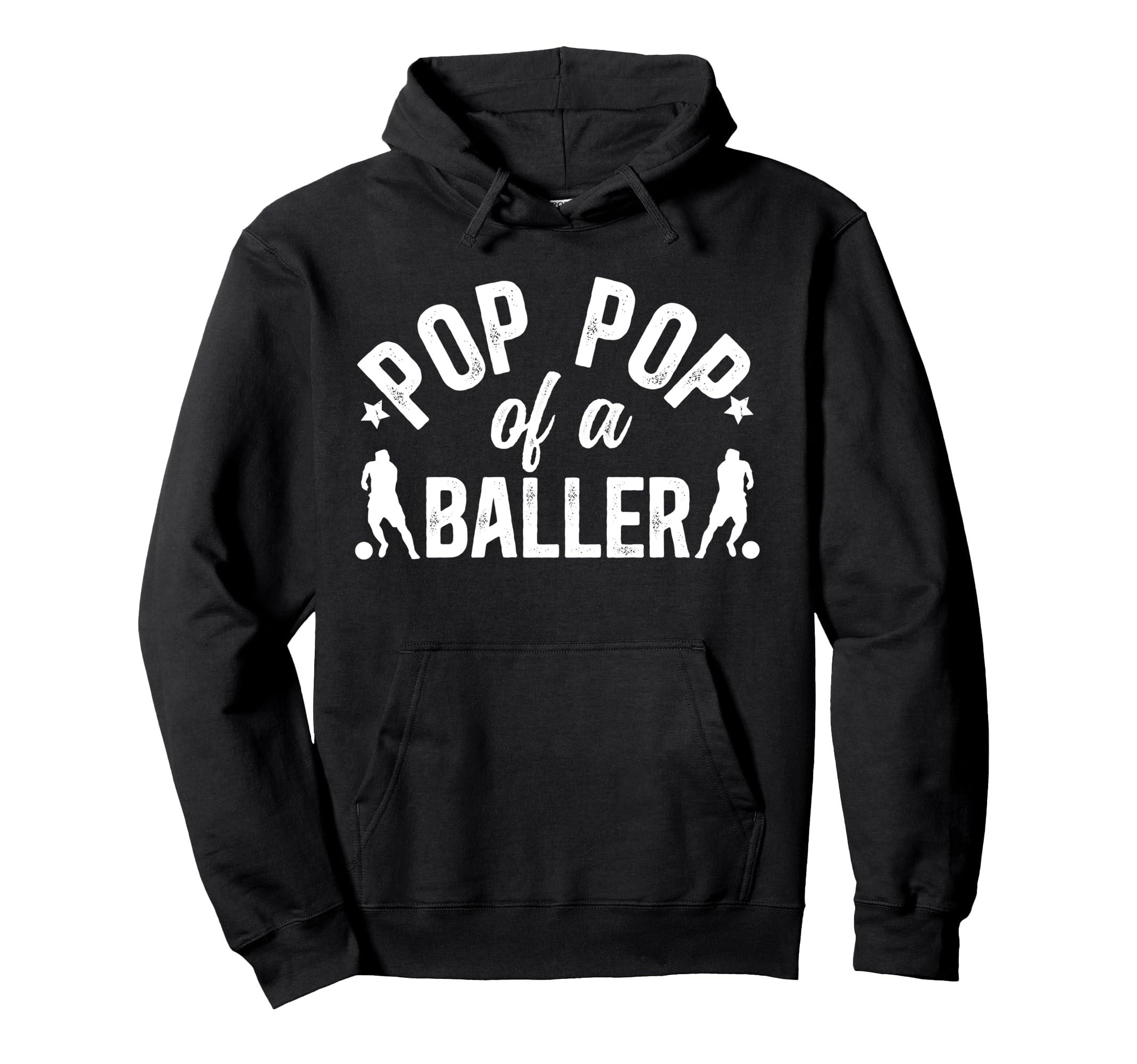 Pop Pop Baller Soccer Pop Pop Soccer Player Hoodie - Graphic Print Unisex - T-Shirt, Sweatshirt, Hoodie