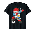 Soccer Dabbing Santa Argentina Football T-Shirt - Graphic Print for Adults - T-Shirt, Sweatshirt, Hoodie