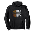 Funny Basketball Dad Hoodie - Minimalist Print Unisex - T-Shirt, Sweatshirt, Hoodie