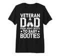 From Army Boots To Booties Veteran Dad T-Shirt - Minimalist Print Unisex - T-Shirt, Sweatshirt, Hoodie