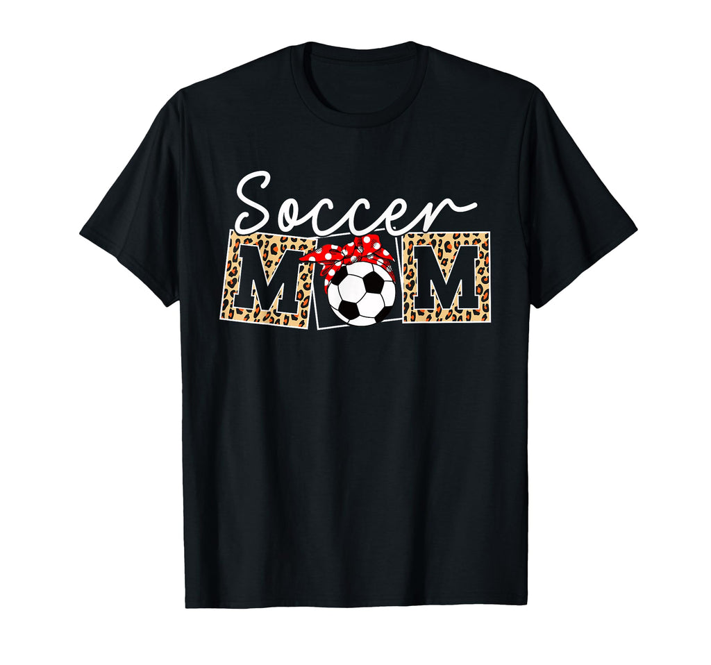 Leopard Soccer Mom Life Game Day Sports T-Shirt - Graphic Print for Adults - T-Shirt, Sweatshirt, Hoodie