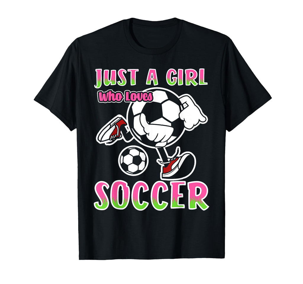 Just Who Loves Soccer Soccer Player T-Shirt - Minimalist Print Unisex - T-Shirt, Sweatshirt, Hoodie