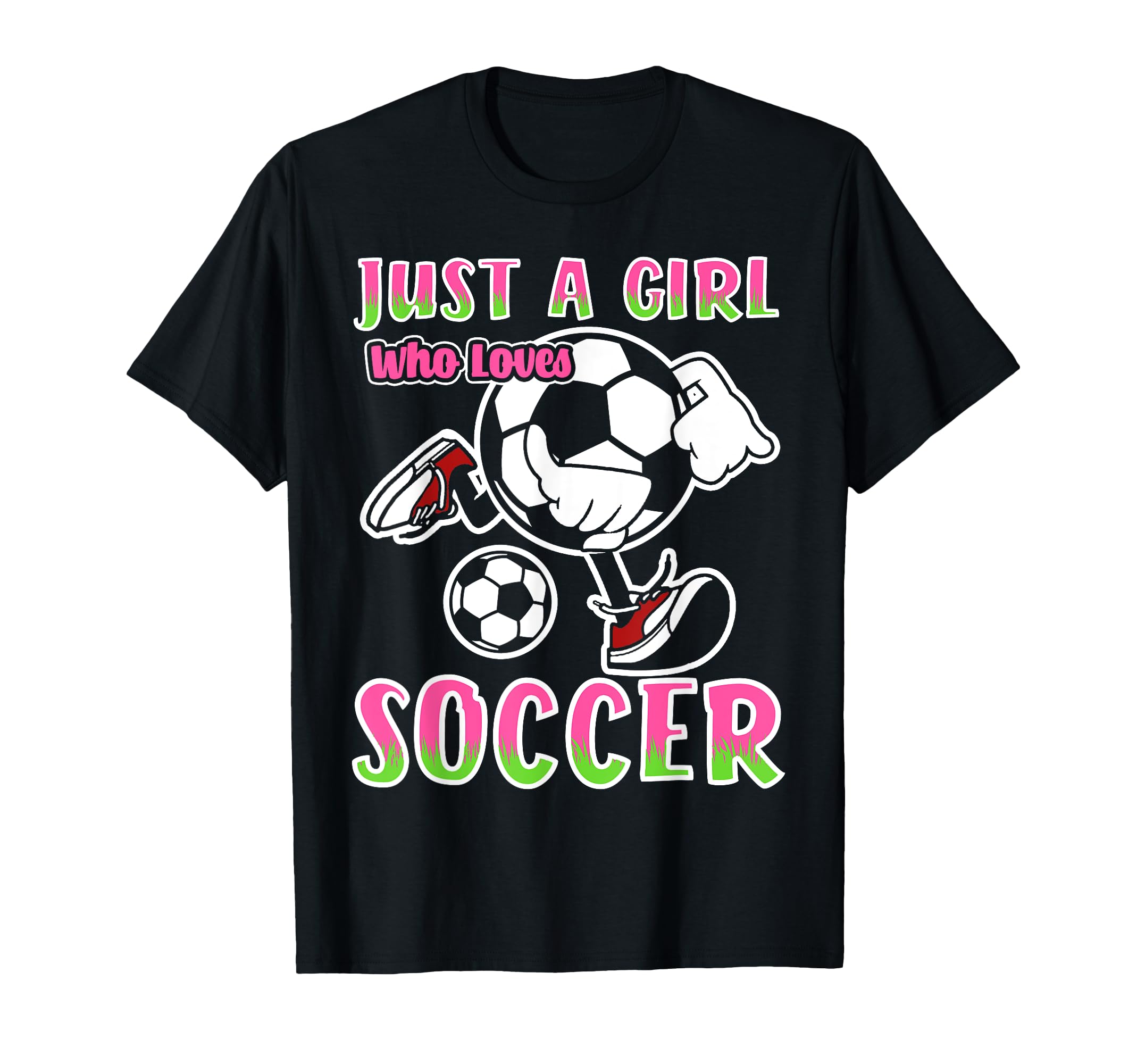 Just Who Loves Soccer Soccer Player T-Shirt - Minimalist Print Unisex - T-Shirt, Sweatshirt, Hoodie