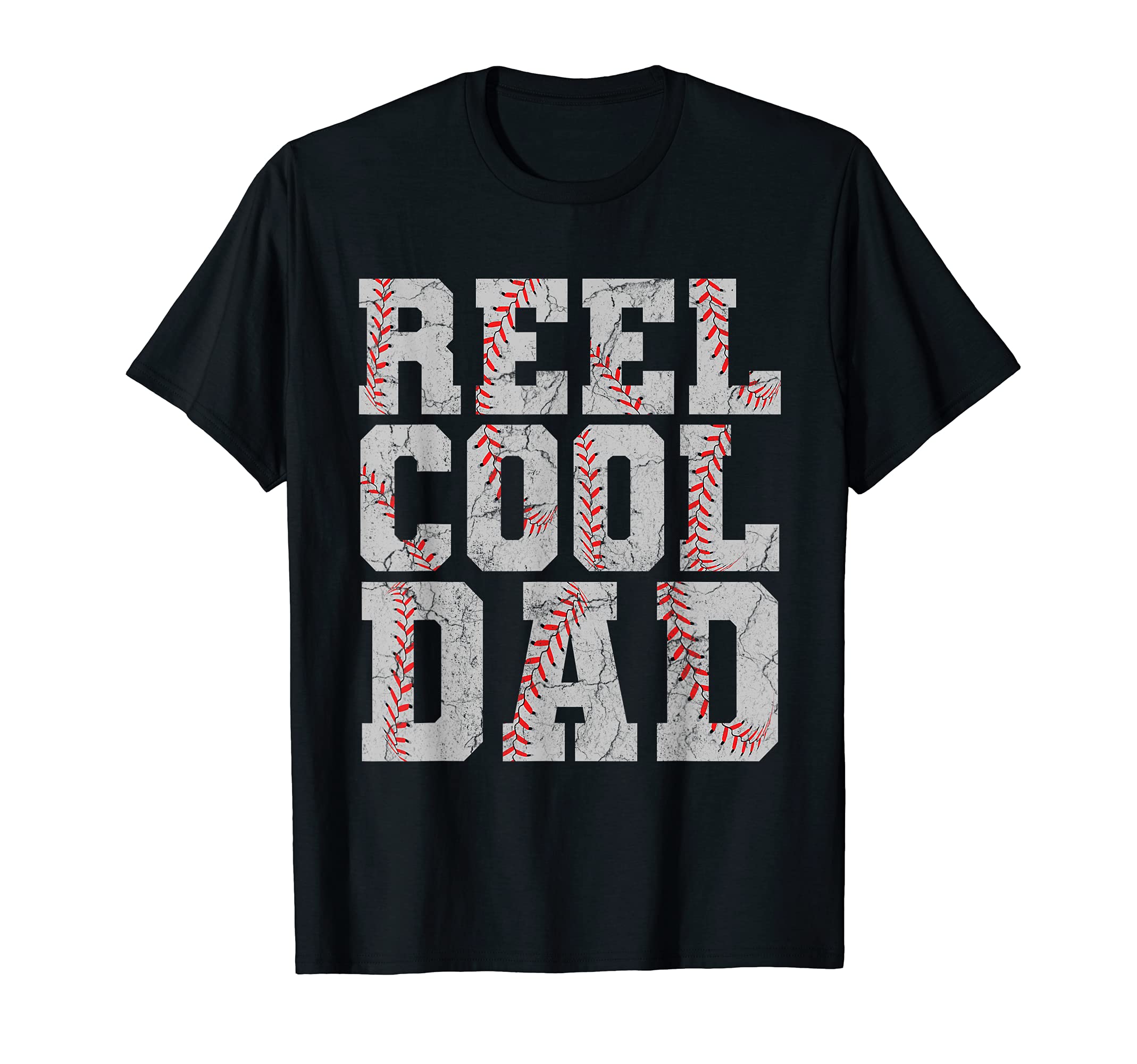 Mens Reel Dad Baseball Coach T-Shirt - Novelty Apparel for Adults - T-Shirt, Sweatshirt, Hoodie