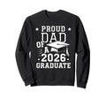 Proud Dad 2026 Graduate Graduation Sweatshirt - Unique Graphic Unisex - T-Shirt, Sweatshirt, Hoodie