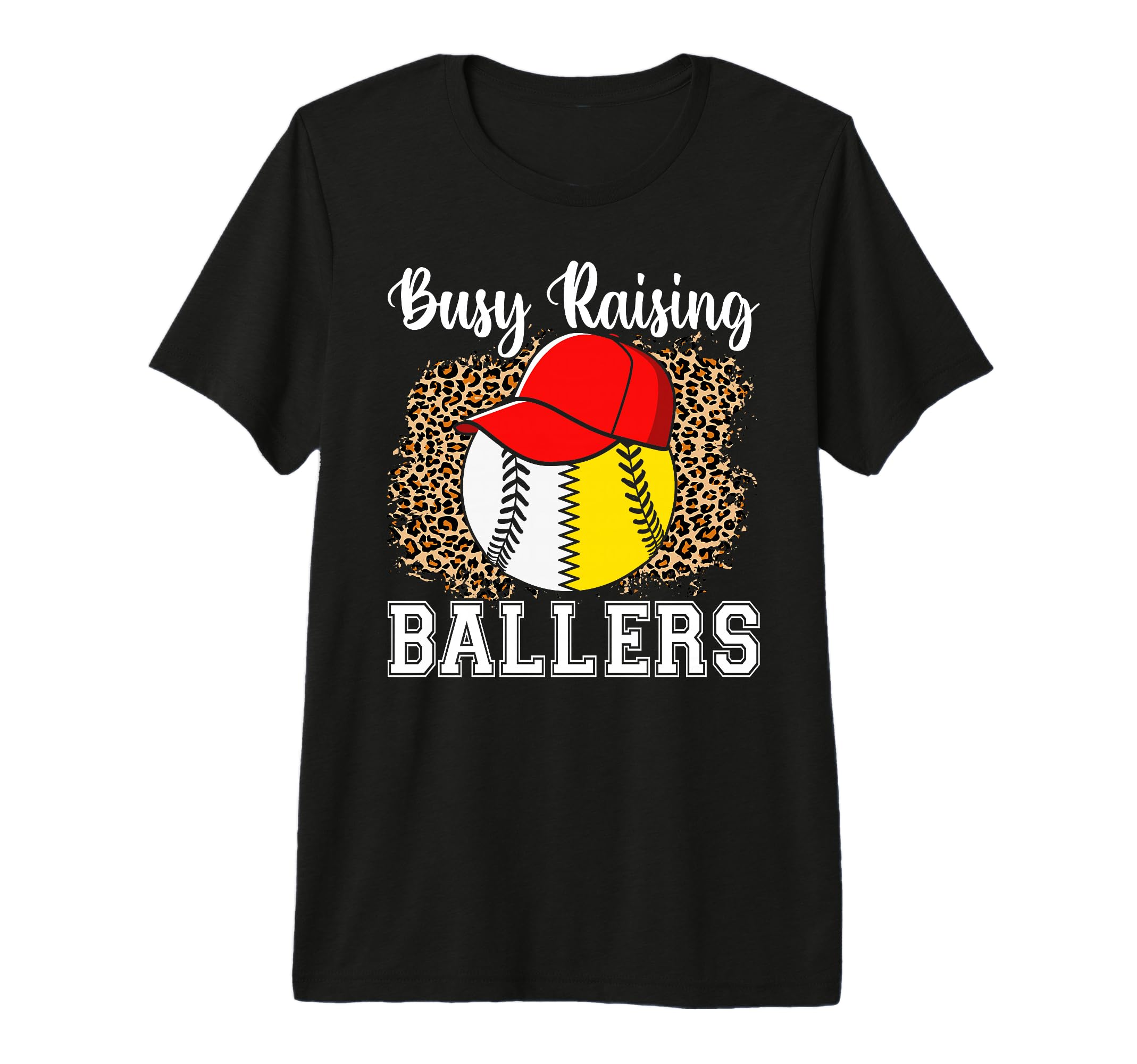 Busy Raising Ballers Softball Baseball T-Shirt - Aesthetic Graphic Unisex - T-Shirt, Sweatshirt, Hoodie