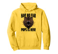 Have No Fear Pops Is Here Bear Face Hoodie - Aesthetic Graphic Unisex - T-Shirt, Sweatshirt, Hoodie