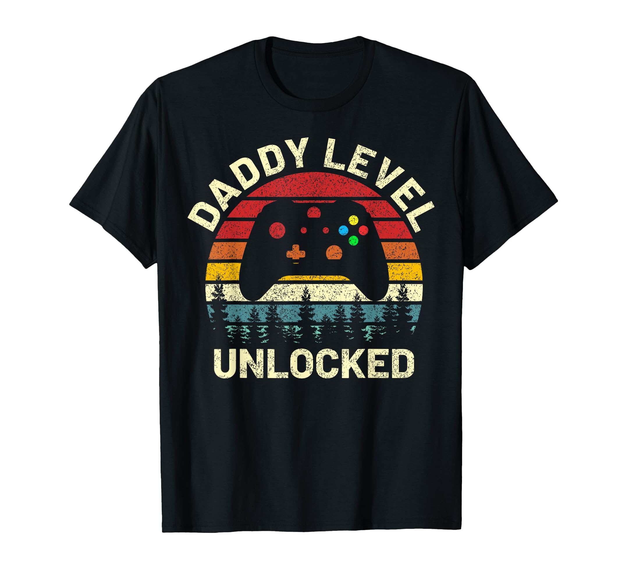 Daddy Level Unlocked Funny Gamer T-Shirt - Aesthetic Graphic for Adults - T-Shirt, Sweatshirt, Hoodie