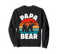 Papa Bear Dad Sweatshirt - Graphic Print Unisex - T-Shirt, Sweatshirt, Hoodie