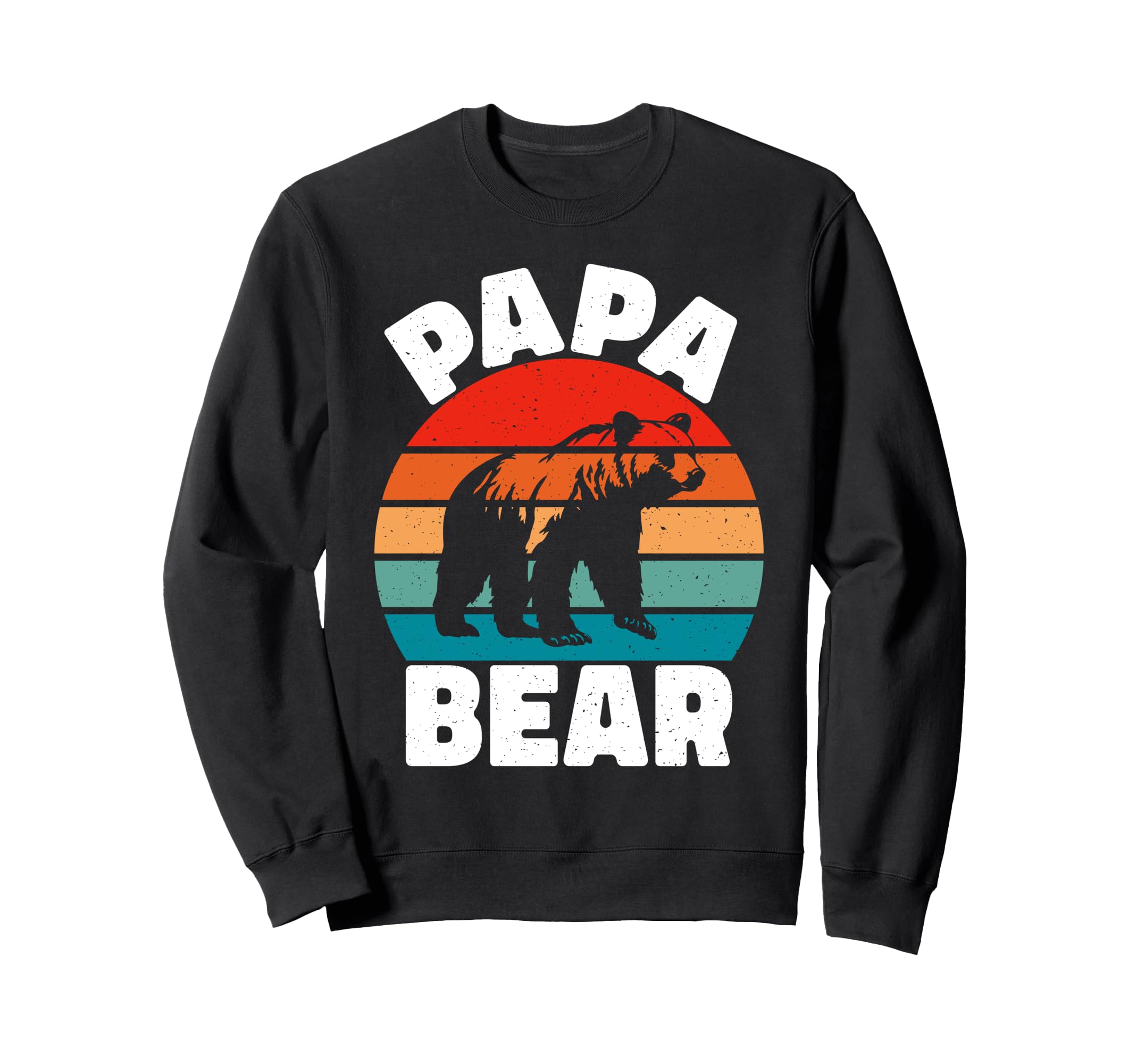 Papa Bear Dad Sweatshirt - Graphic Print Unisex - T-Shirt, Sweatshirt, Hoodie