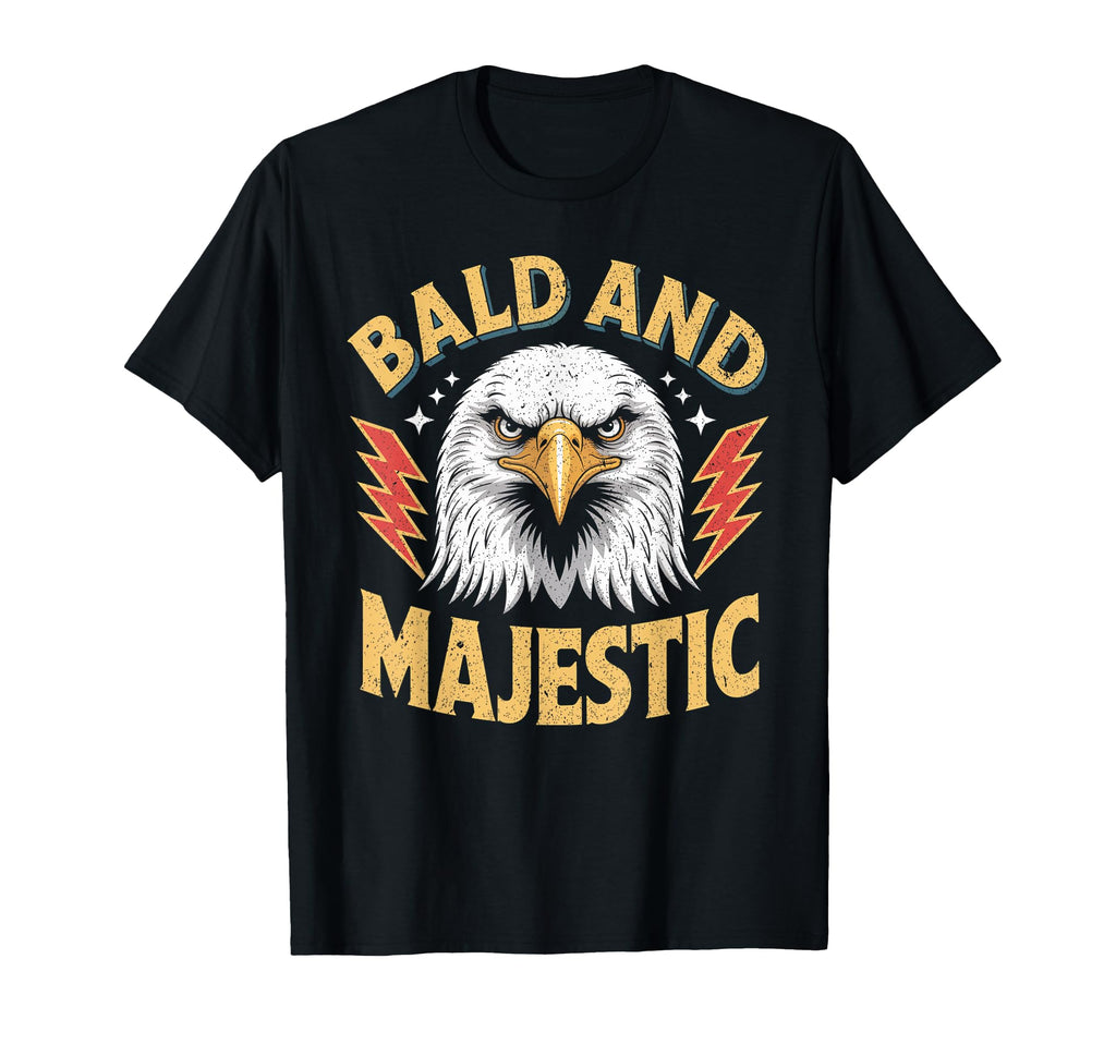 Bald Majestic Sexy Bald Guy Funny Dad T-Shirt - Novelty Apparel for Adults - T-Shirt, Sweatshirt, Hoodie
