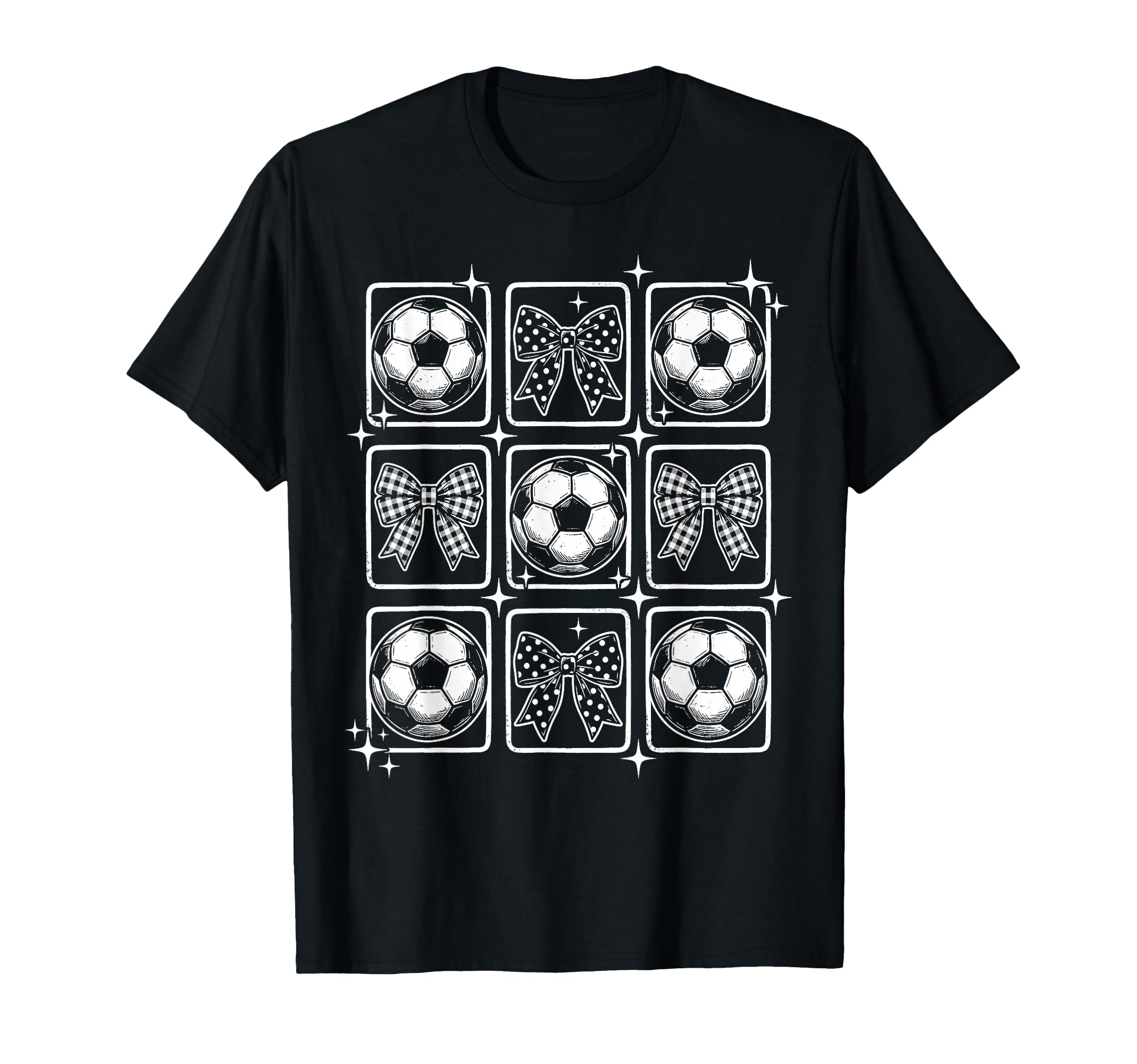 Coquette Bow Soccer T-Shirt - Custom Art Print for Adults - T-Shirt, Sweatshirt, Hoodie