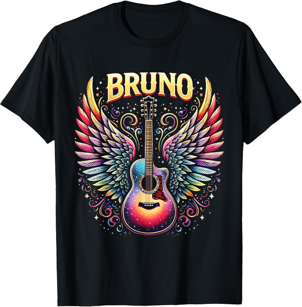 Retro Bruno Personalized Name I Love 70's 80's - Adult & Kids T-Shirts, Sweatshirts & Hoodies apparel design preview 1