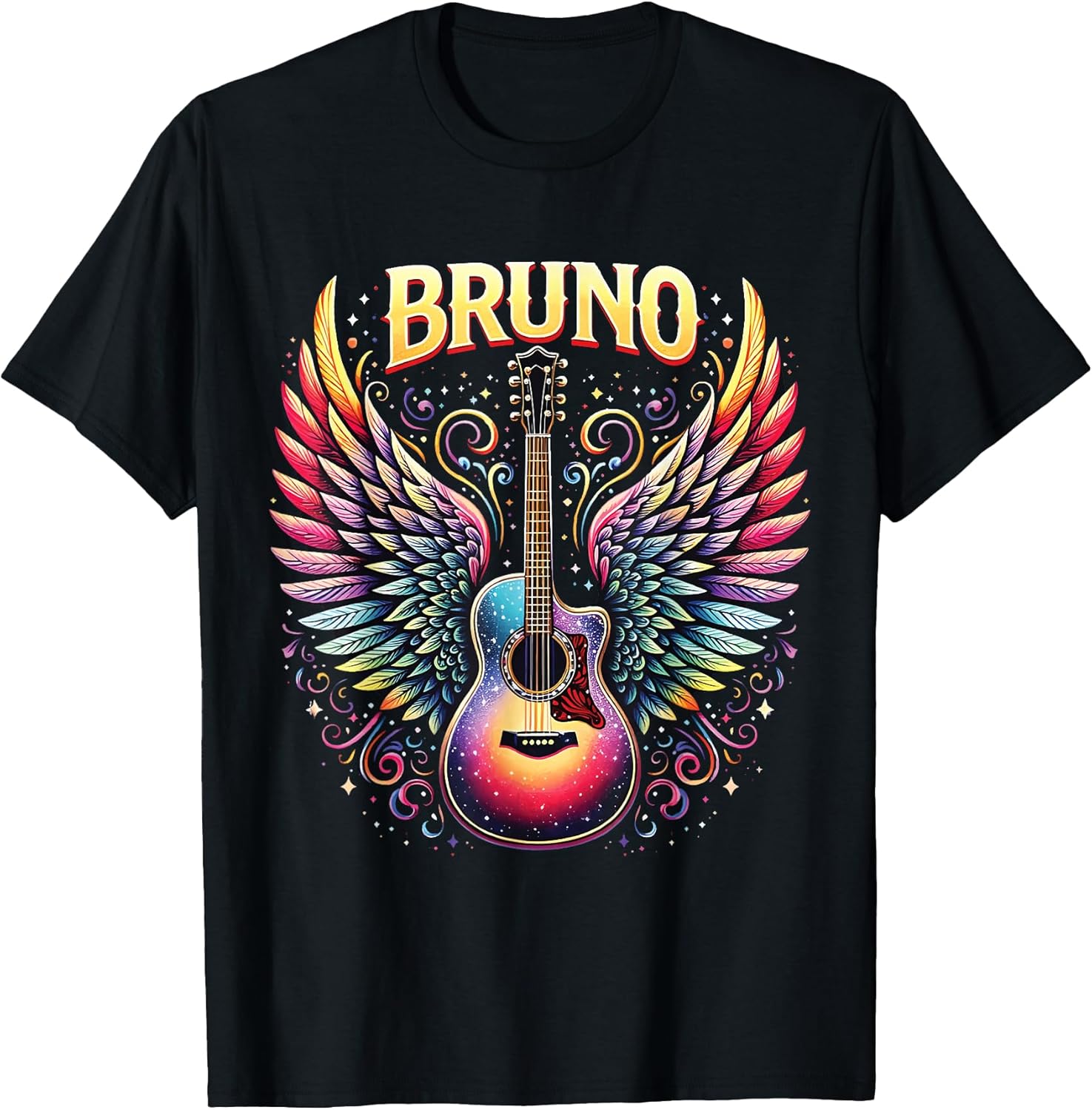 Retro Bruno Personalized Name I Love 70's 80's - Adult & Kids T-Shirts, Sweatshirts & Hoodies apparel design preview 1