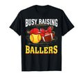 Busy Raising Ballers Softball Football T-Shirt - Trendy Graphic for Adults - T-Shirt, Sweatshirt, Hoodie