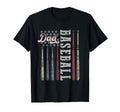 Mens Baseball Dad Funny Usa Flag T-Shirt - Fun Novelty Design Unisex - T-Shirt, Sweatshirt, Hoodie
