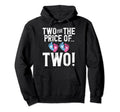 Funny Twin Dad Hoodie - Graphic Print Unisex - T-Shirt, Sweatshirt, Hoodie