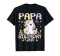 Papa Birthday Kawaii Unicorn Family T-Shirt - Trendy Graphic Unisex - T-Shirt, Sweatshirt, Hoodie