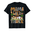 Mimi Wild Three 3Rd Birthday Safari T-Shirt - Fun Novelty Design Men Women - T-Shirt, Sweatshirt, Hoodie