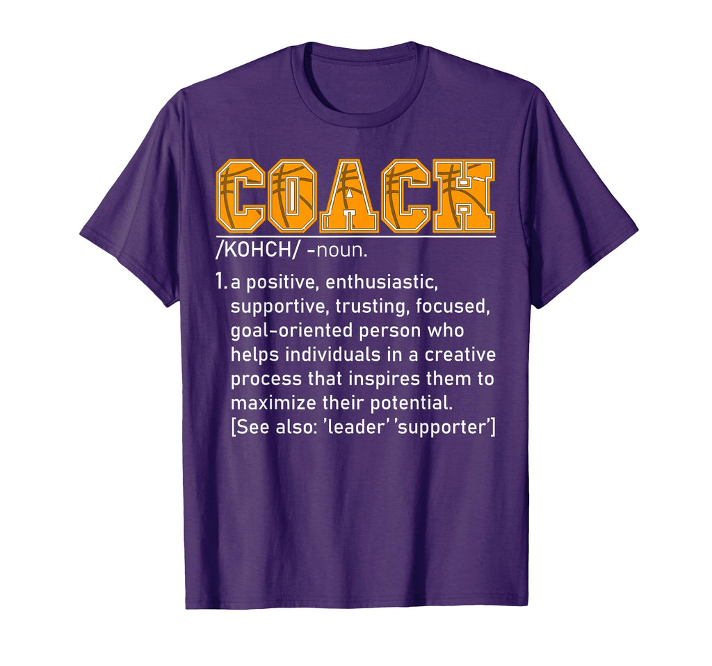 Coach Definition Basketball Coach T-Shirt - Novelty Apparel for Adults - T-Shirt, Sweatshirt, Hoodie