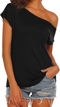 Women's Casual Off The Shoulder Tops Short Sleeve - Adult & Kids T-Shirts, Sweatshirts & Hoodies apparel design preview 1