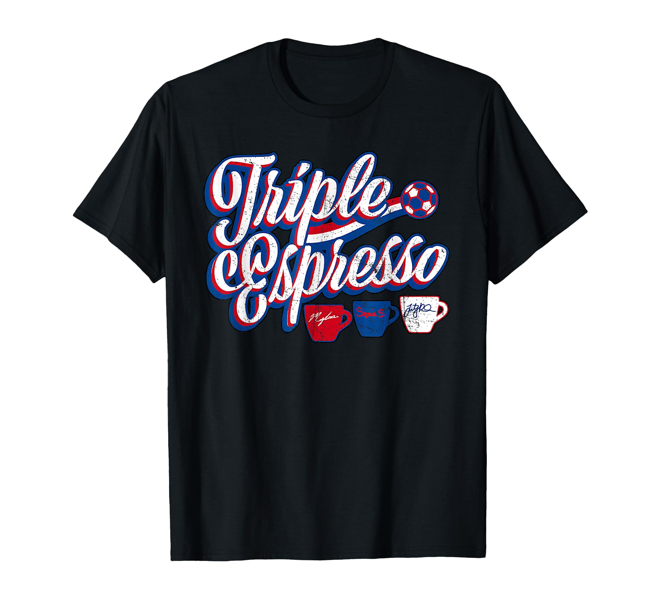 Triple Espresso Triple Espresso America T-Shirt - Unique Graphic Unisex - T-Shirt, Sweatshirt, Hoodie