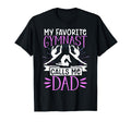 Gymnastics My Favorite Gymnast Calls Me T-Shirt - Unique Graphic Men Women - T-Shirt, Sweatshirt, Hoodie