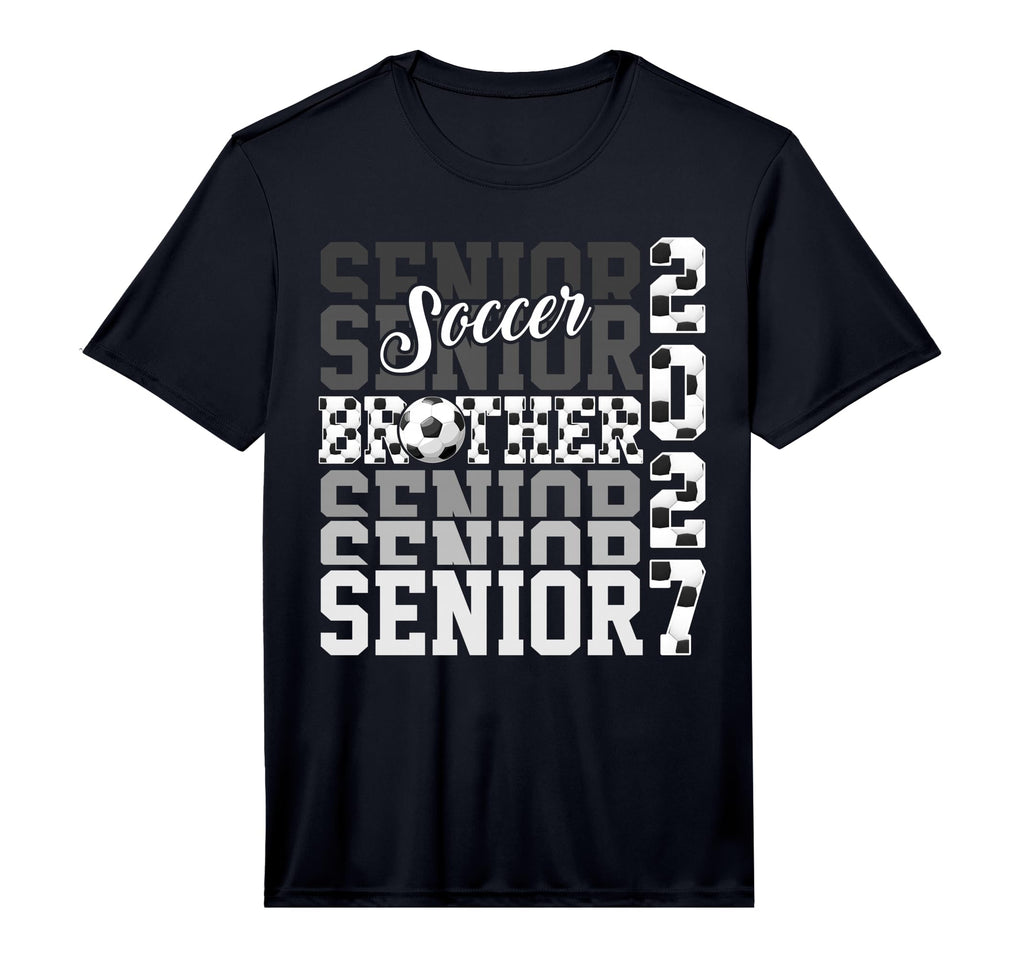 Senior 2027 Soccer Brother Proud Family T-Shirt - Graphic Print Unisex - T-Shirt, Sweatshirt, Hoodie
