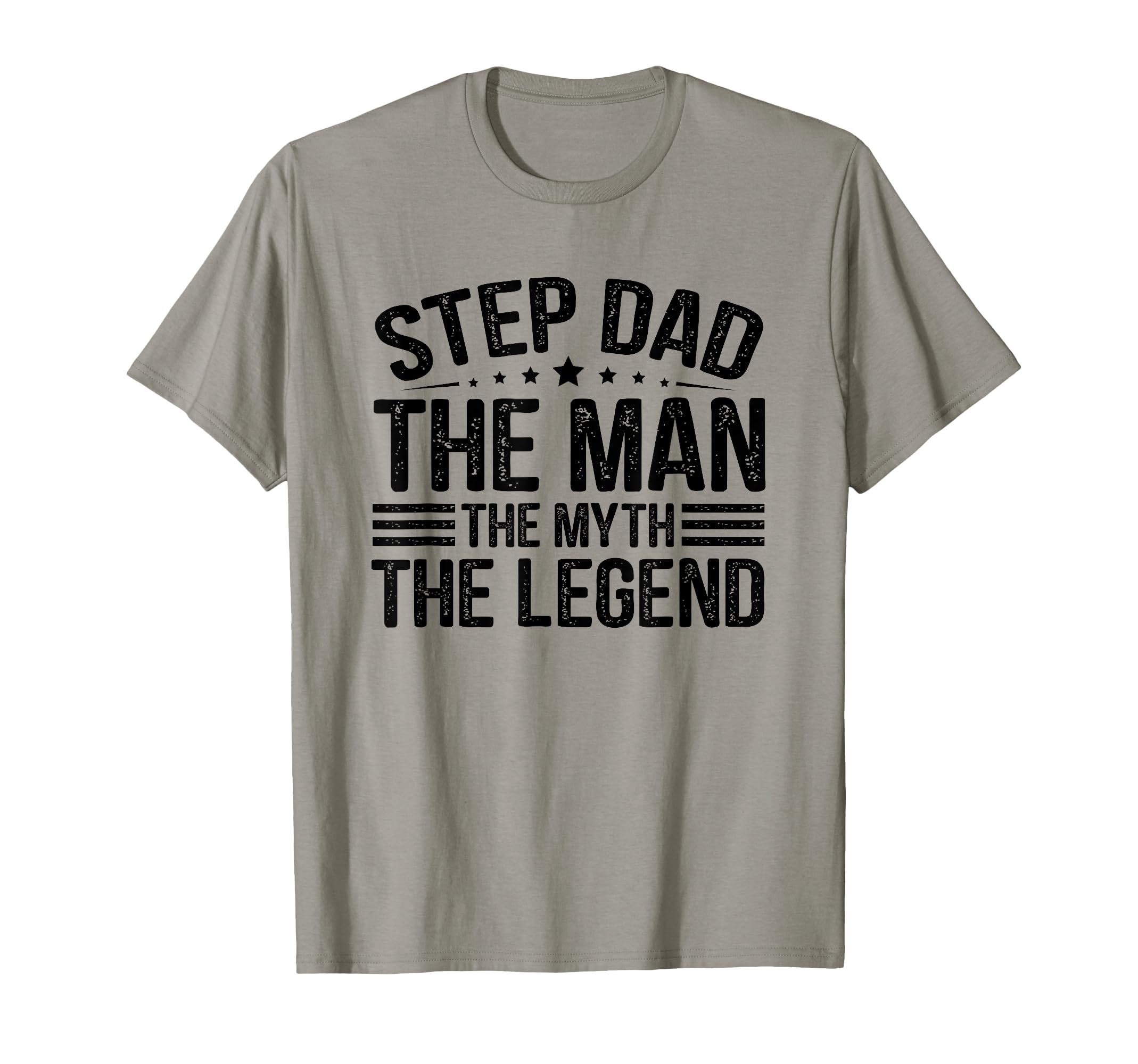Step Dad Myth Legend Fathers Day Gift T-Shirt - Custom Art Print for Adults - T-Shirt, Sweatshirt, Hoodie