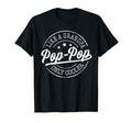Pop Pop Like Grandpa Only Cooler Funny T-Shirt - Novelty Apparel Unisex - T-Shirt, Sweatshirt, Hoodie