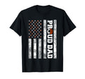 Proud Dad American Flag Funny T-Shirt - Casual Everyday Wear Men Women - T-Shirt, Sweatshirt, Hoodie