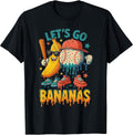 Baseball Banana Funny Sports Drip Art for - Adult & Kids T-Shirts, Sweatshirts & Hoodies apparel design preview 1