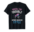 Double Trouble Mother Daughter Mother T-Shirt - Minimalist Print Unisex - T-Shirt, Sweatshirt, Hoodie