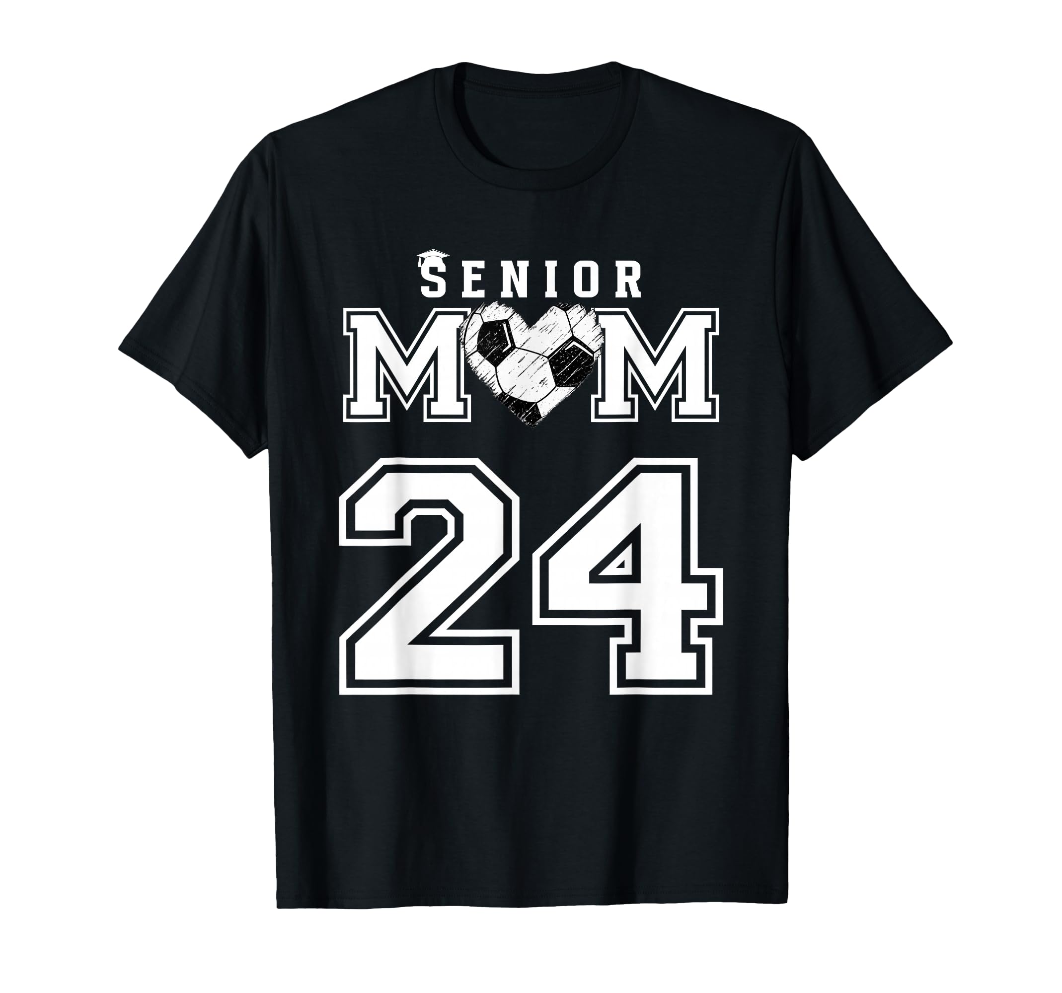 Proud Senior Soccer Mom Custom Jersey T-Shirt - Novelty Apparel for Adults - T-Shirt, Sweatshirt, Hoodie