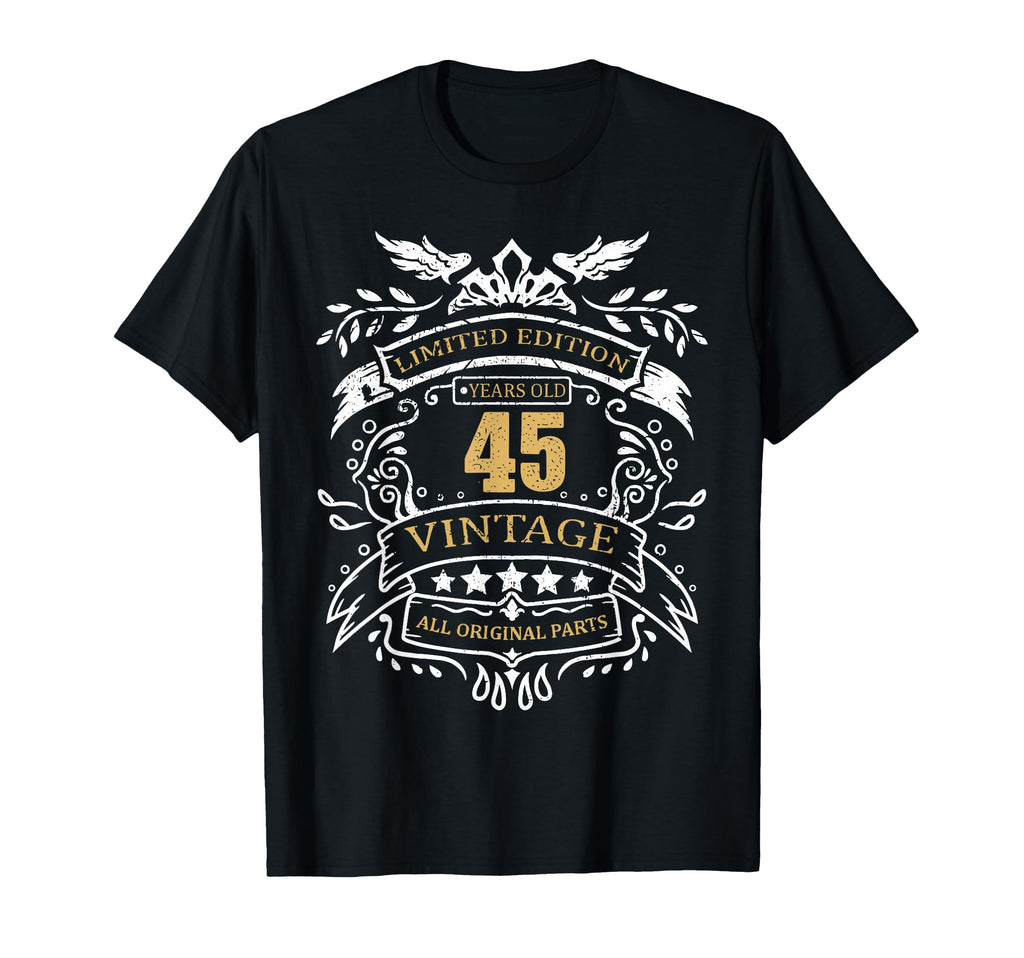 45 Years Ago 45Th Birthday Shirts T-Shirt - Graphic Print for Adults - T-Shirt, Sweatshirt, Hoodie