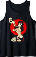 Horror Pinup Sexy Goth Girl Burlesque Psychobilly - Adult & Kids T-Shirts, Sweatshirts & Hoodies apparel design preview 1