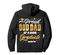 Proud God Dad Class 2026 Graduate Hoodie - Minimalist Print for Adults - T-Shirt, Sweatshirt, Hoodie