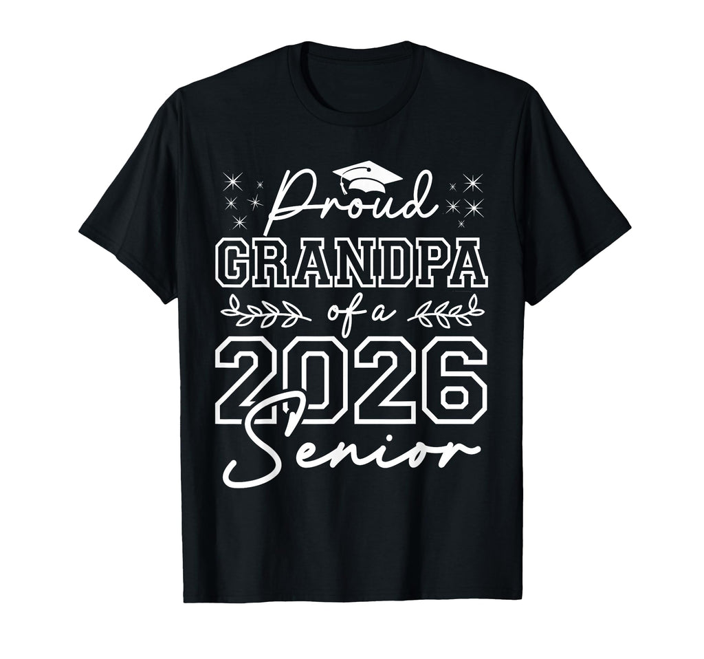 Funny Senior Grandpa Class 2026 T-Shirt - Casual Everyday Wear for Adults - T-Shirt, Sweatshirt, Hoodie