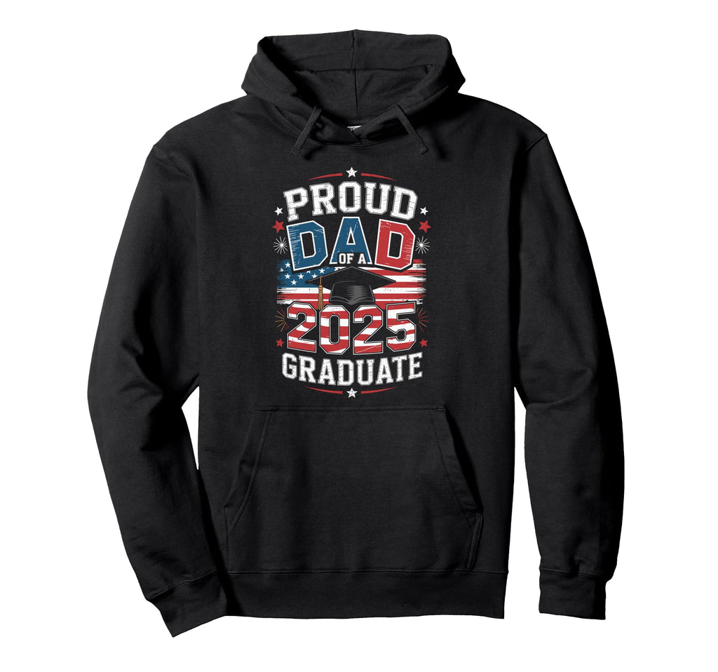 Red White Blue 2025 Graduation Sweatshirt - Custom Art Print Men Women - T-Shirt, Sweatshirt, Hoodie