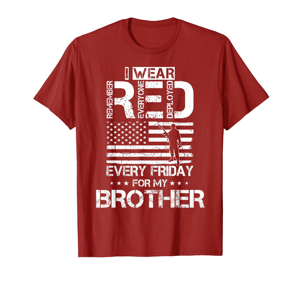 Red Fridays Deployed Military Sweatshirt - Fun Novelty Design Men Women - T-Shirt, Sweatshirt, Hoodie