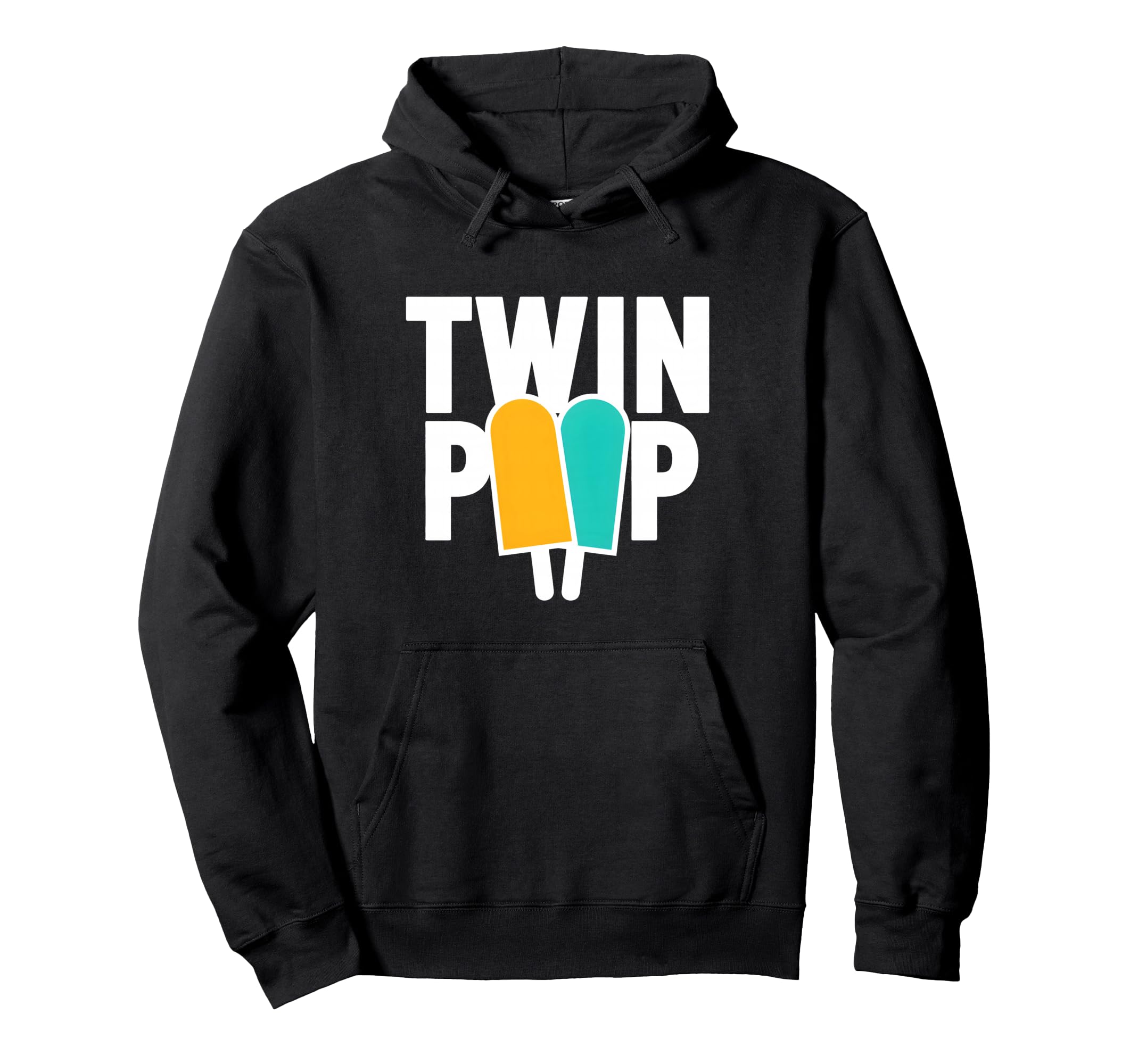 Twin Pop Twin Dad Fathers Day Hoodie - Unique Graphic for Adults - T-Shirt, Sweatshirt, Hoodie