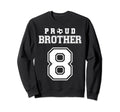 Number 8 Custom Proud Soccer Sweatshirt - Streetwear Style Men Women - T-Shirt, Sweatshirt, Hoodie